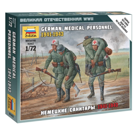 Zvezda 6143 , Niemiecki Medical 1941-43 , 1/72